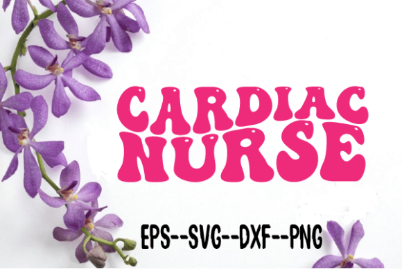 Cardiac Nurse Wavy Retro Embroidery Design Review