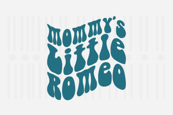 Mommy's Little Romeo SVG for Crafts and Graphics