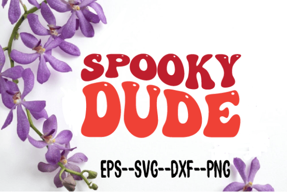 Spooky Dude New Retro Wavy Svg for Crafts and Graphics