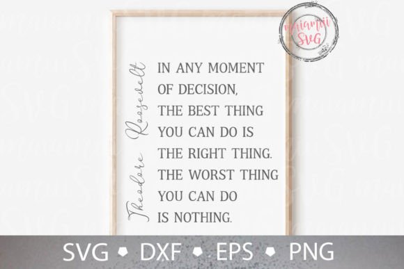 Theodore Roosevelt Svg for Crafts and Graphics